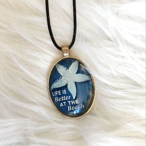 "Life is Better at the Beach" necklace